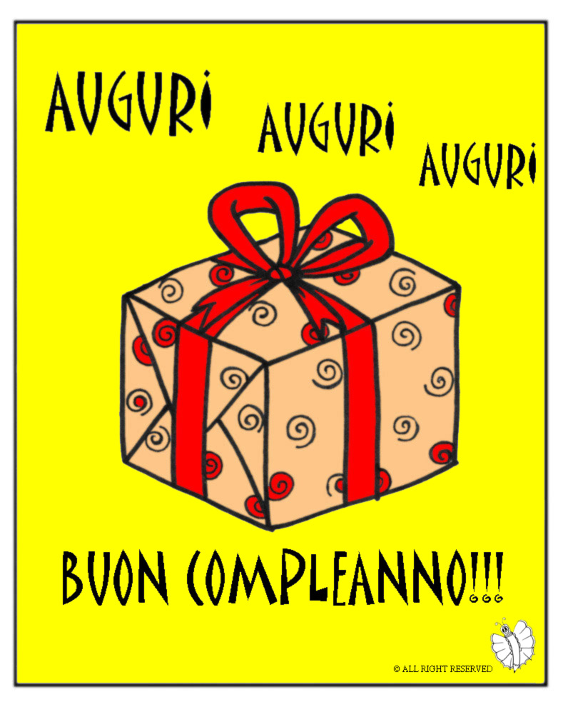 disegno di Biglietto Buon Compleanno a colori