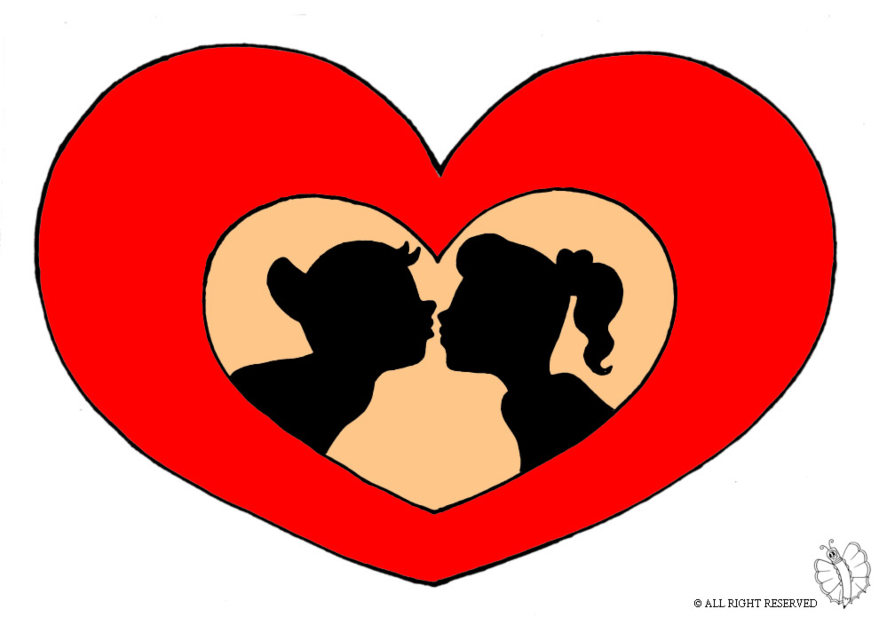 Disegni Per S Valentino Da Colorare