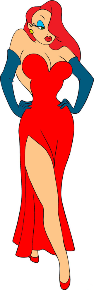 disegno di Jessica Rabbit a colori