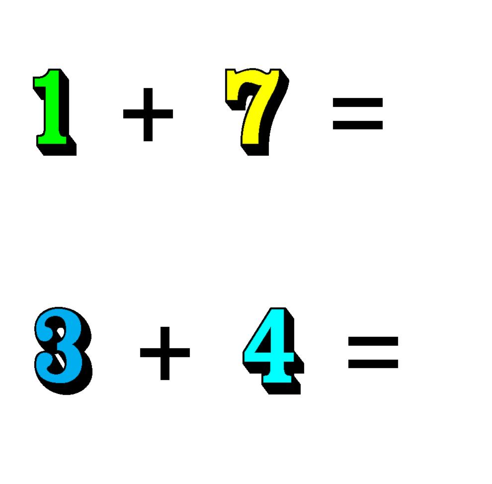 disegno di Semplici Addizioni a colori
