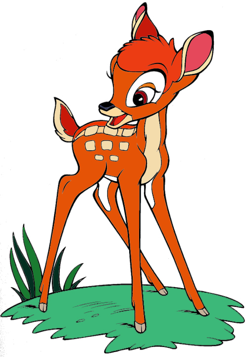 disegno di Bambi a colori