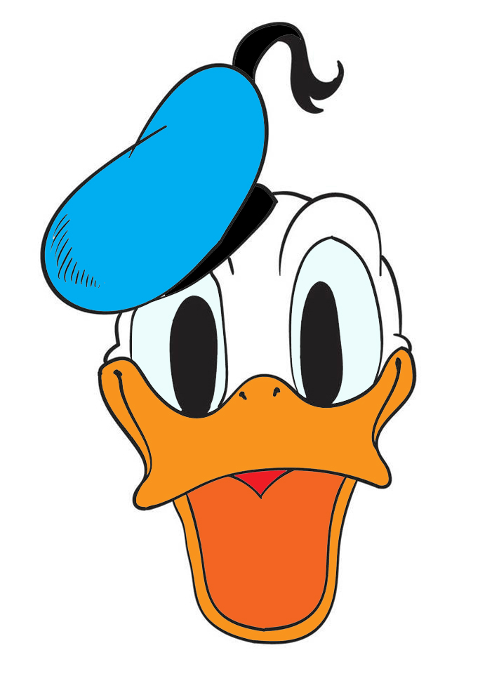 disegno di Maschera di Paperino a colori