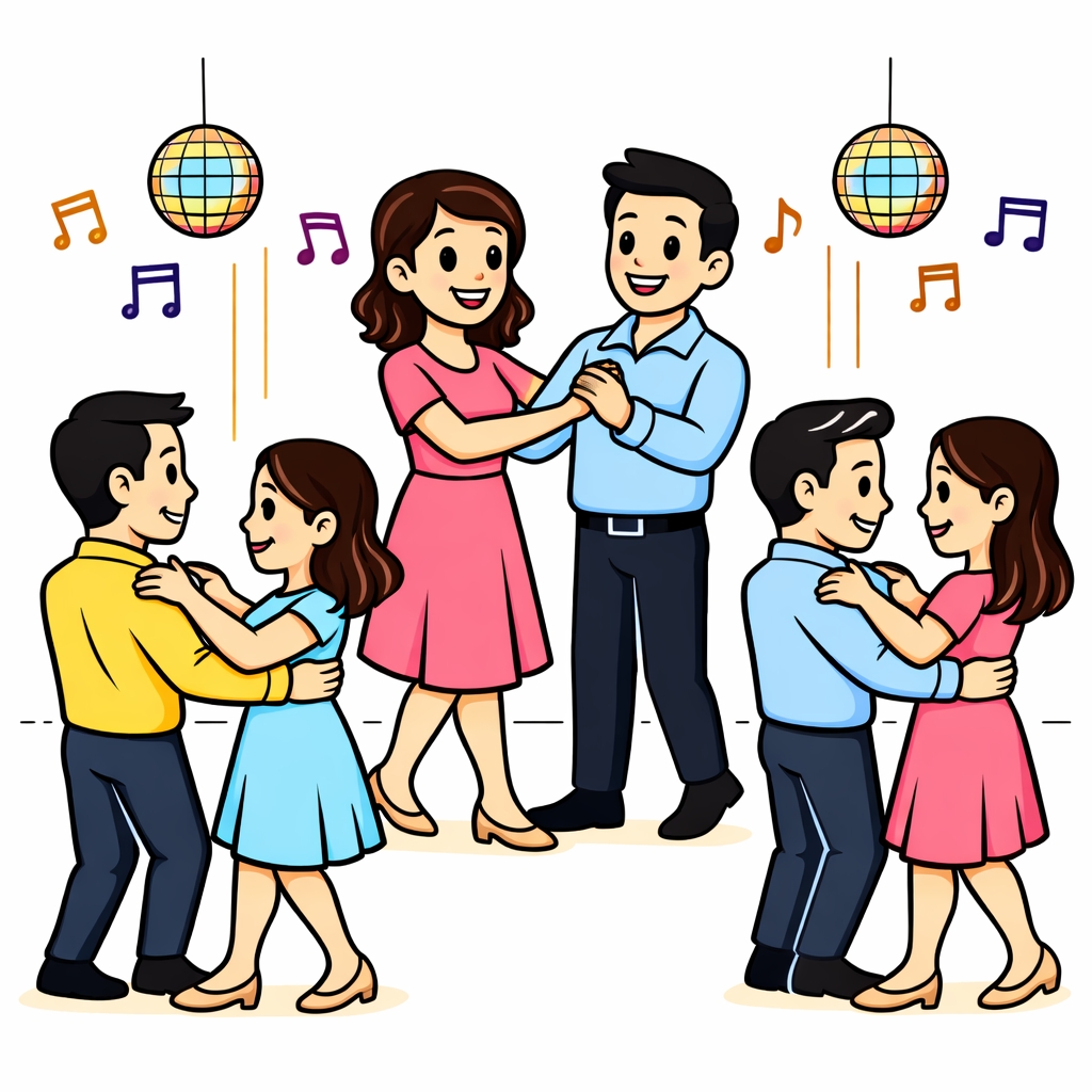 disegno di Sala da Ballo a colori