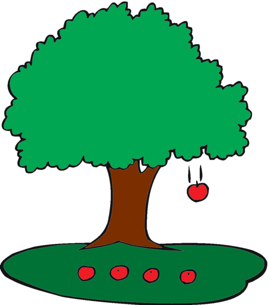 disegno di Albero di Mele a colori