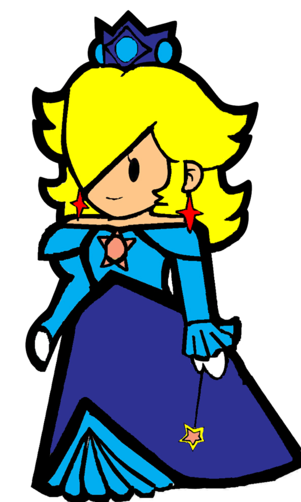 disegno di La Principessa Rosalina a colori