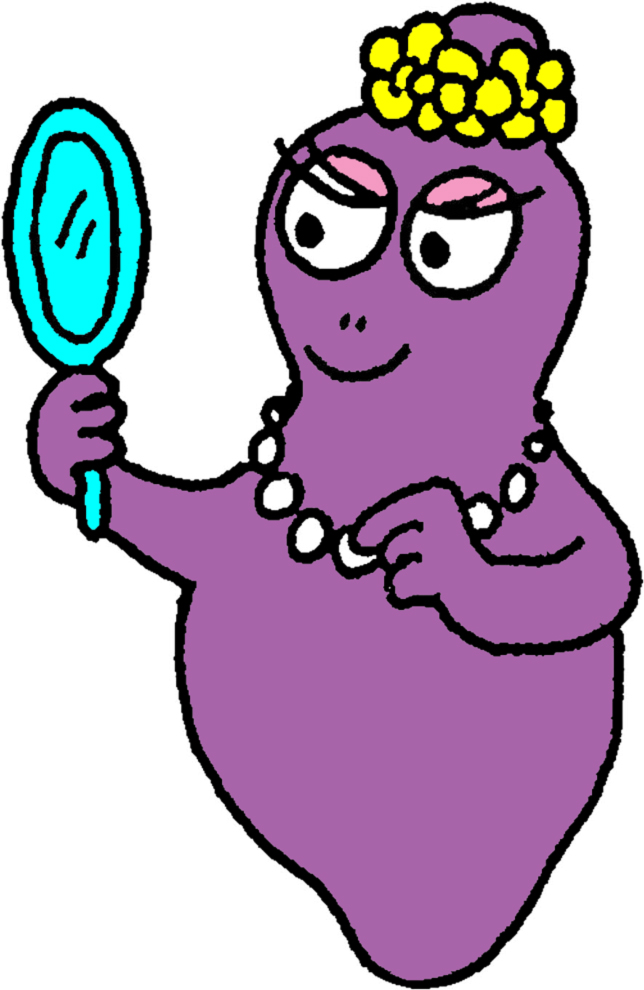 disegno di Barbabella Barbapapà a colori