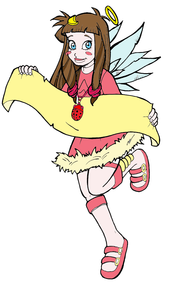 disegno di Angel Friends a colori