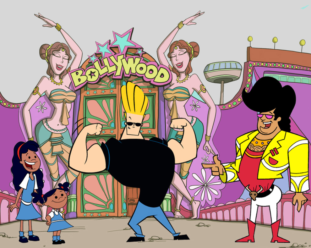 disegno di Johnny Bravo Bollywood a colori