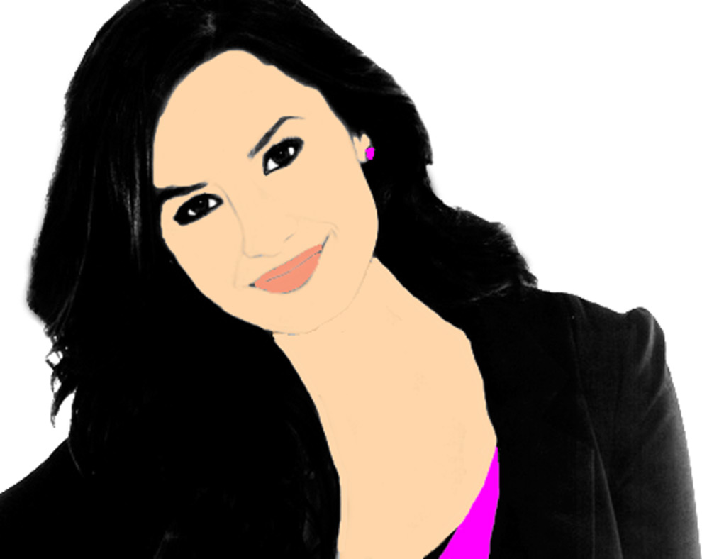 disegno di Demi Lovato a colori