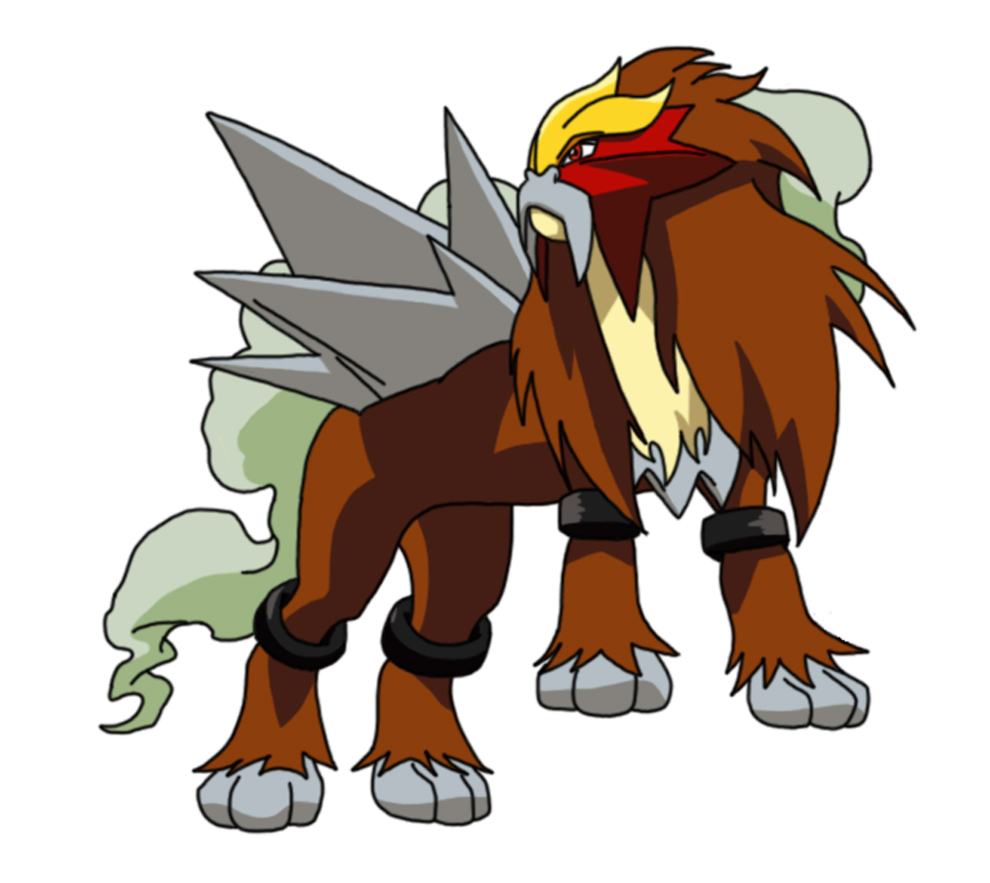 disegno di Entei a colori