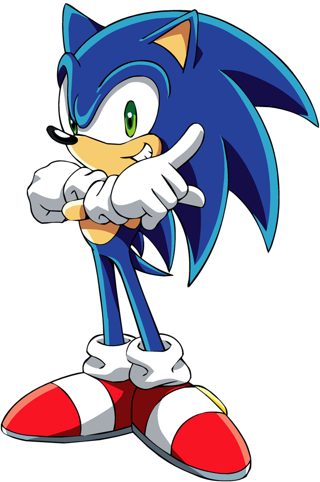 disegno di Sonic a colori