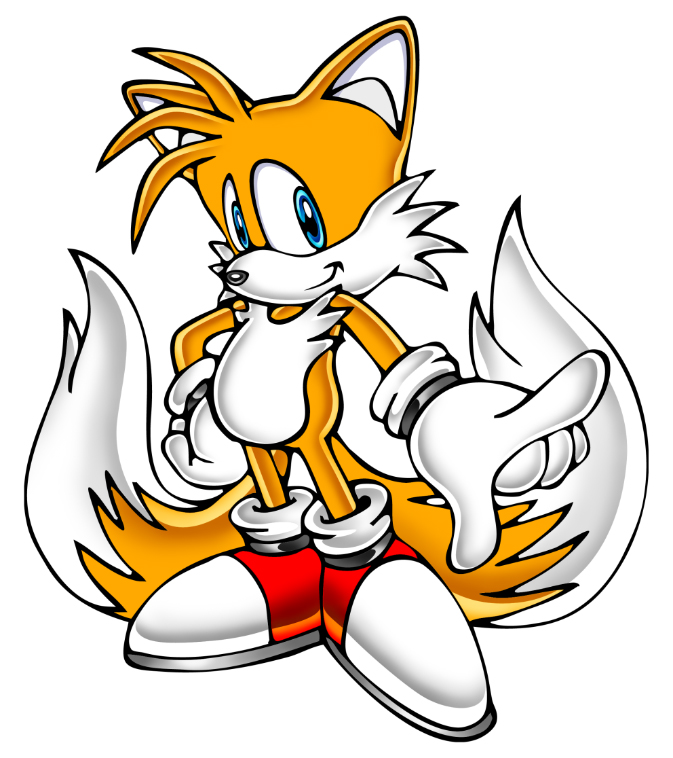 disegno di Sonic Tails a colori