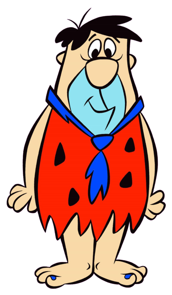 disegno di Fred dei Flintstones a colori