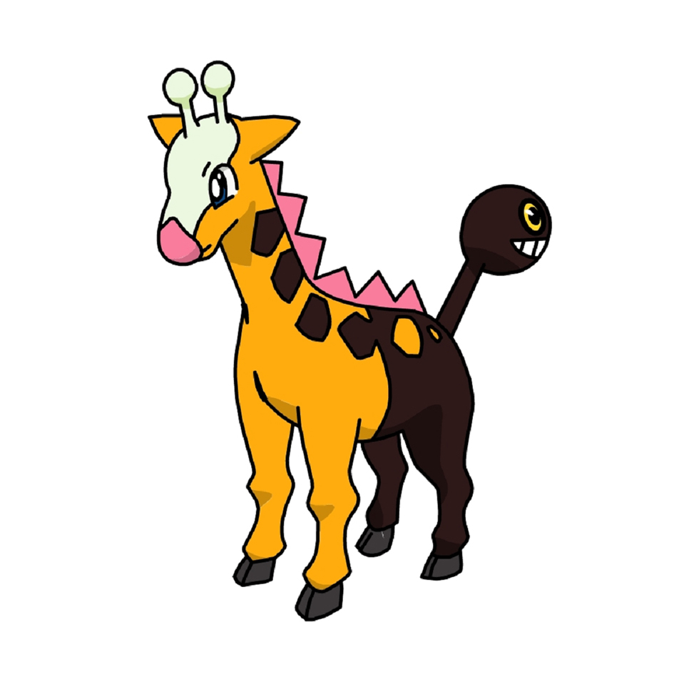 disegno di Pokemon Girafarig a colori