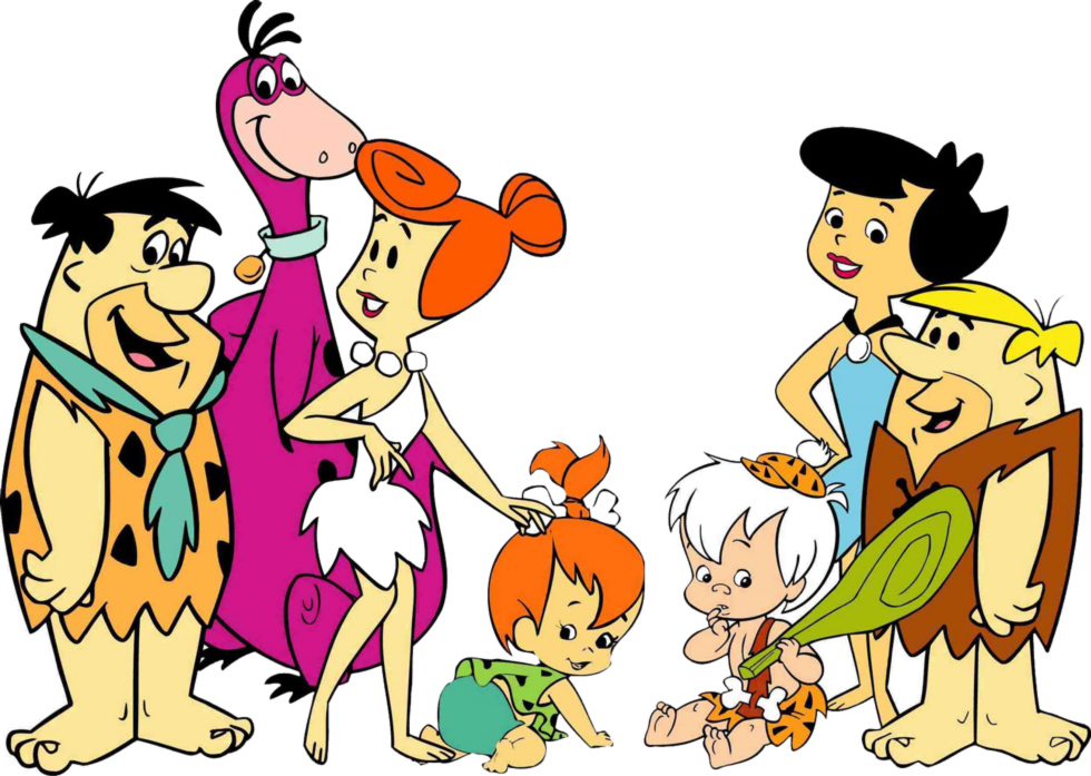 disegno di The Flintstones a colori