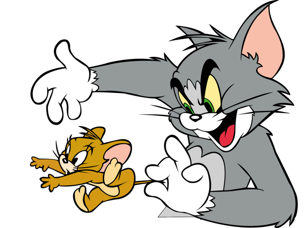 disegno di Tom e Jerry in Azione a colori