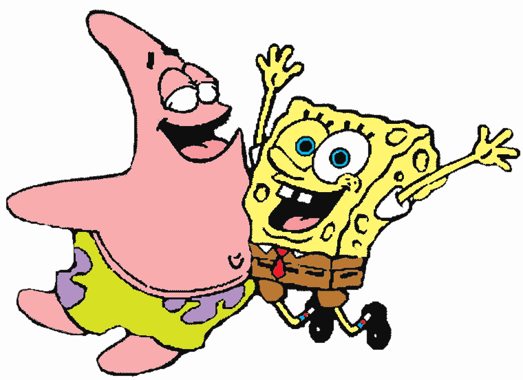 disegno di Patrick e Spongebob a colori