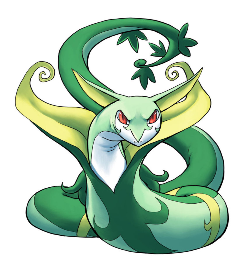 disegno di Pokemon Serperior a colori