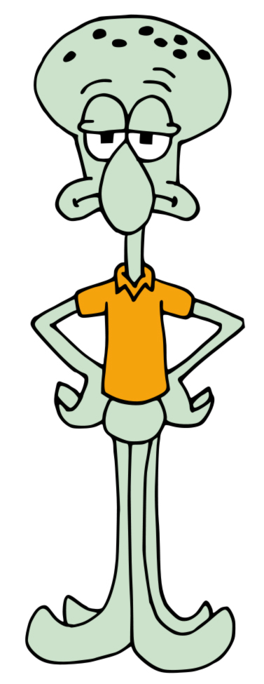 disegno di Squidward a colori