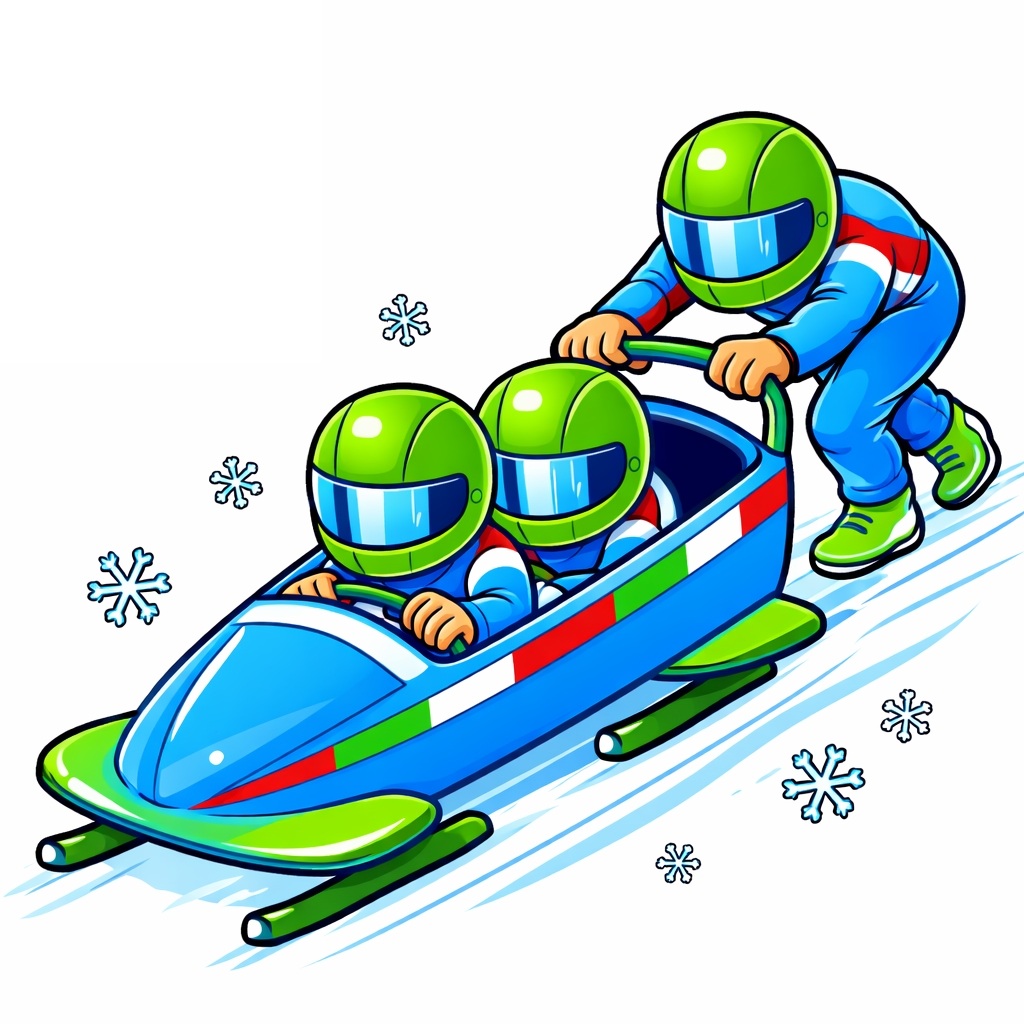 disegno di Il Bob e le Olimpiadi  a colori