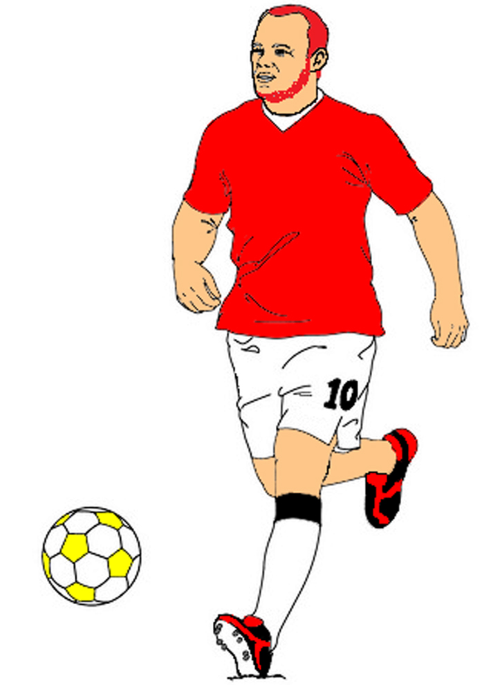 disegno di Rooney a colori