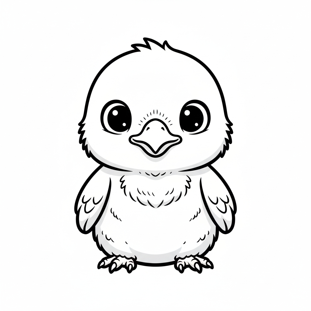 disegno di Piccola Acquila da colorare