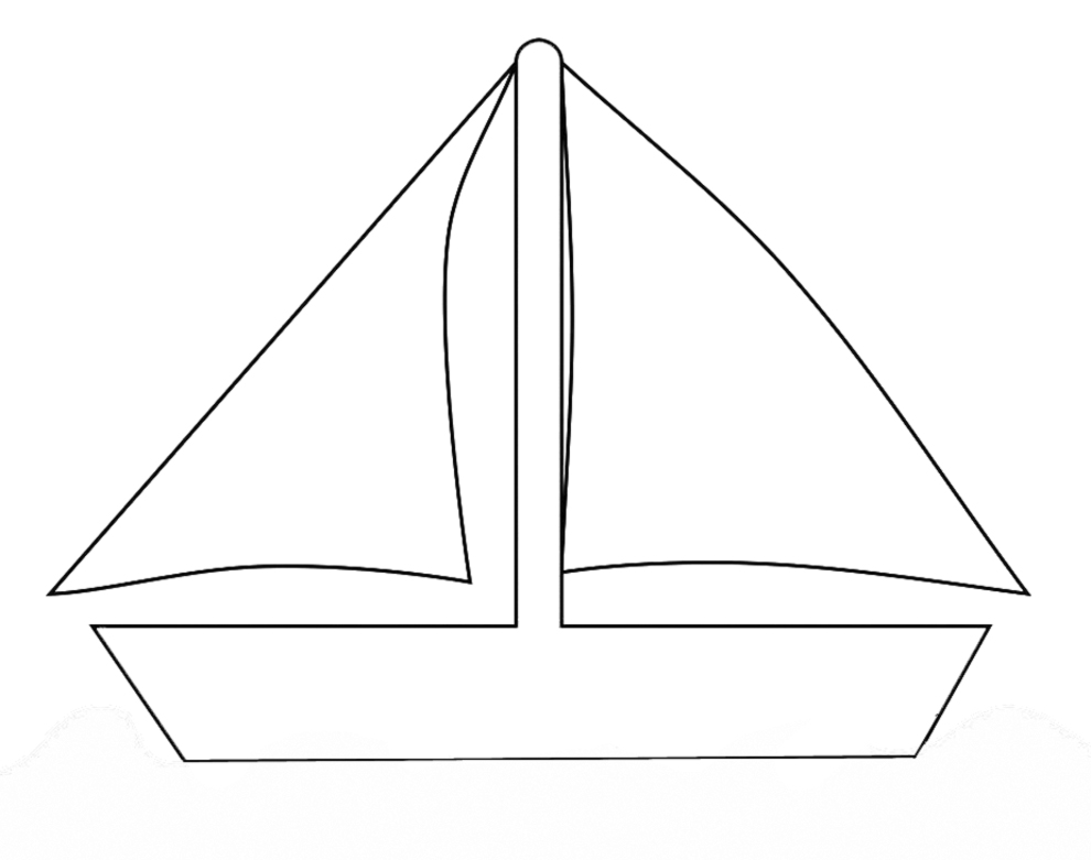 disegno di Barca da Regata da colorare