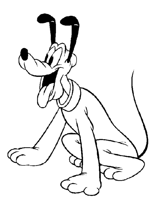 disegno di Disney Pluto da colorare