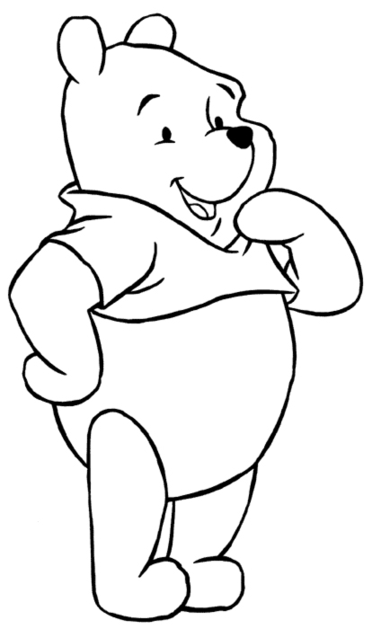 disegno di Disney Winnie Pooh  da colorare