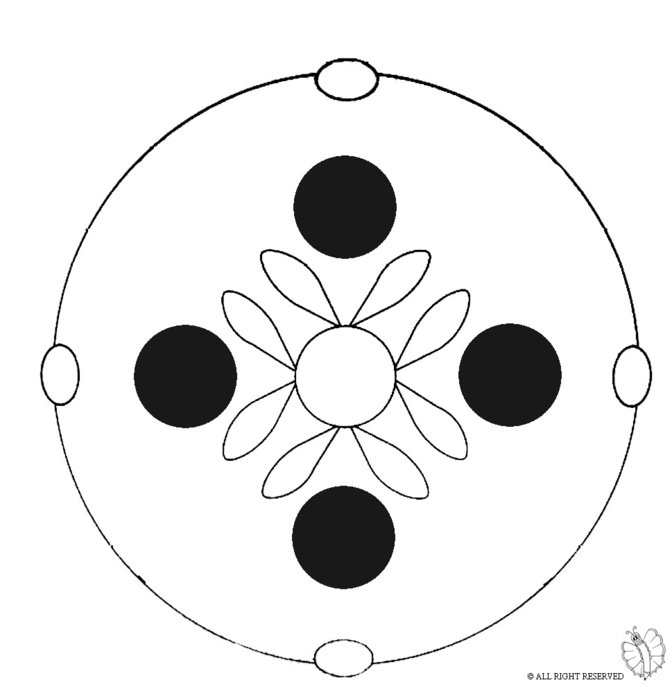 disegno di Mandala 7 da colorare