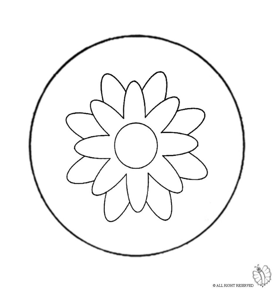 disegno di Mandala 4 da colorare