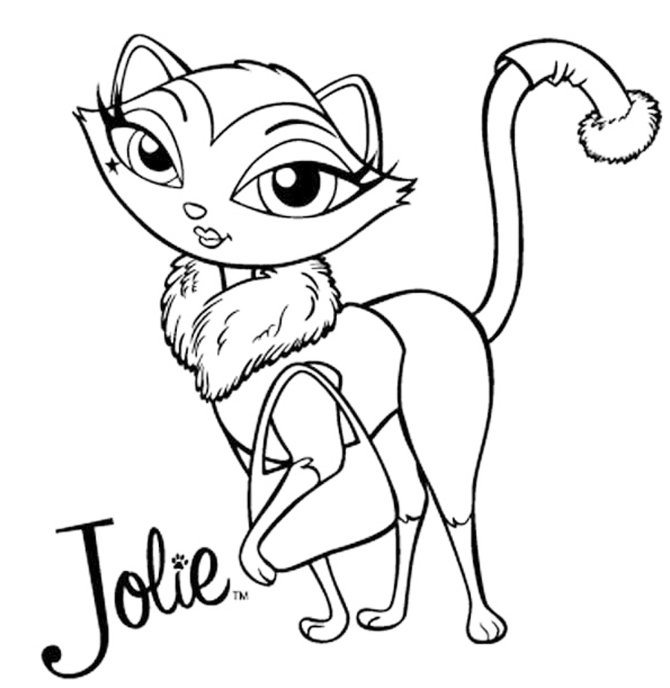 disegno di Joilie Bratz Petz da colorare