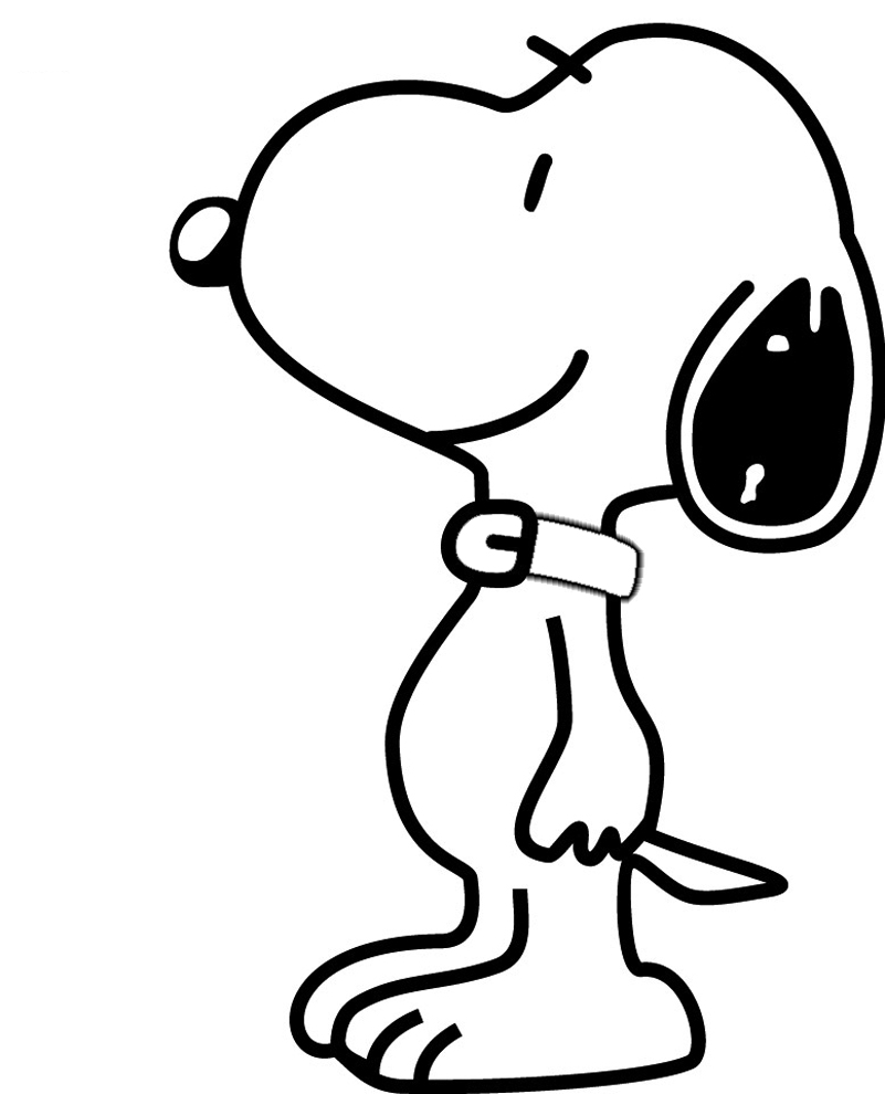 disegno di Snoopy da colorare