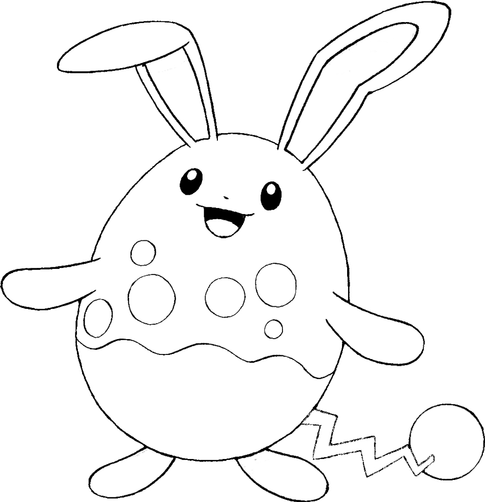 disegno di Pokemon Azumarill da colorare