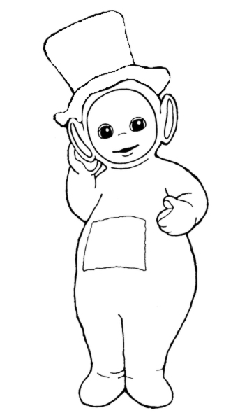 disegno di Teletubbies Dipsy da colorare