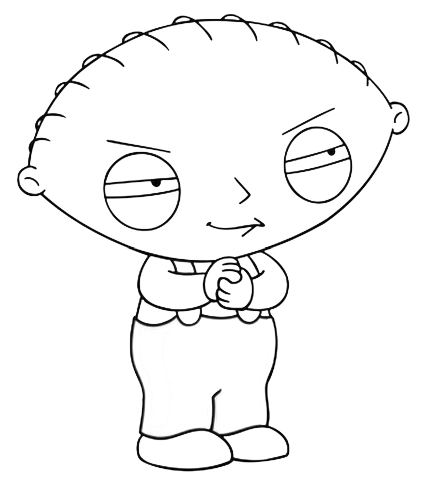 disegno di Stewie Griffin da colorare