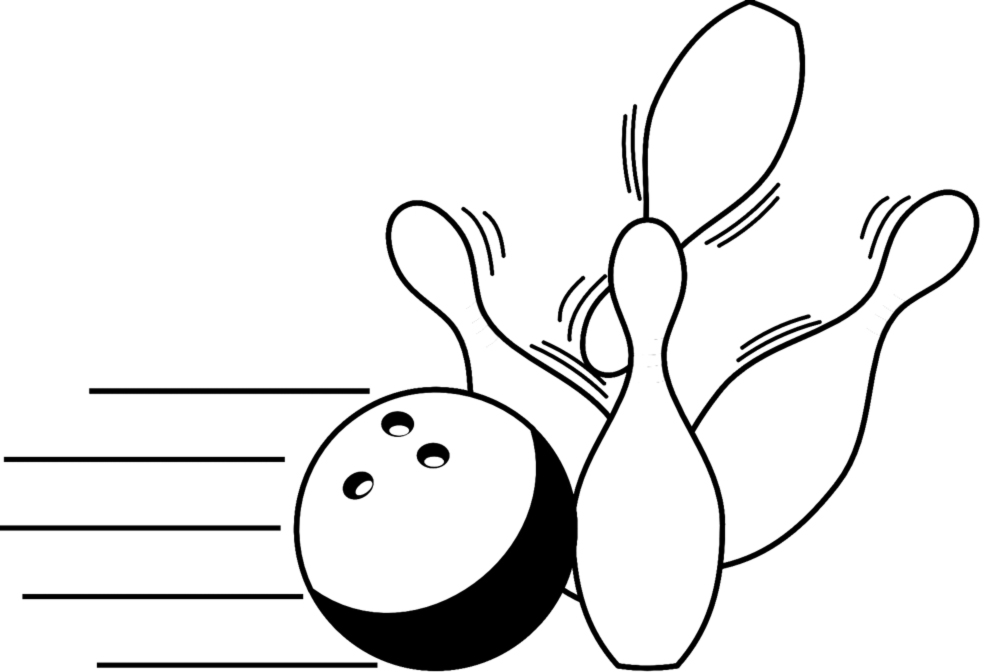 disegno di Bowling da colorare